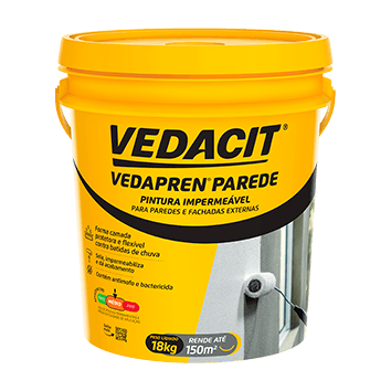 Pintura Impermeável Vedacit Vedapren Parede Branco