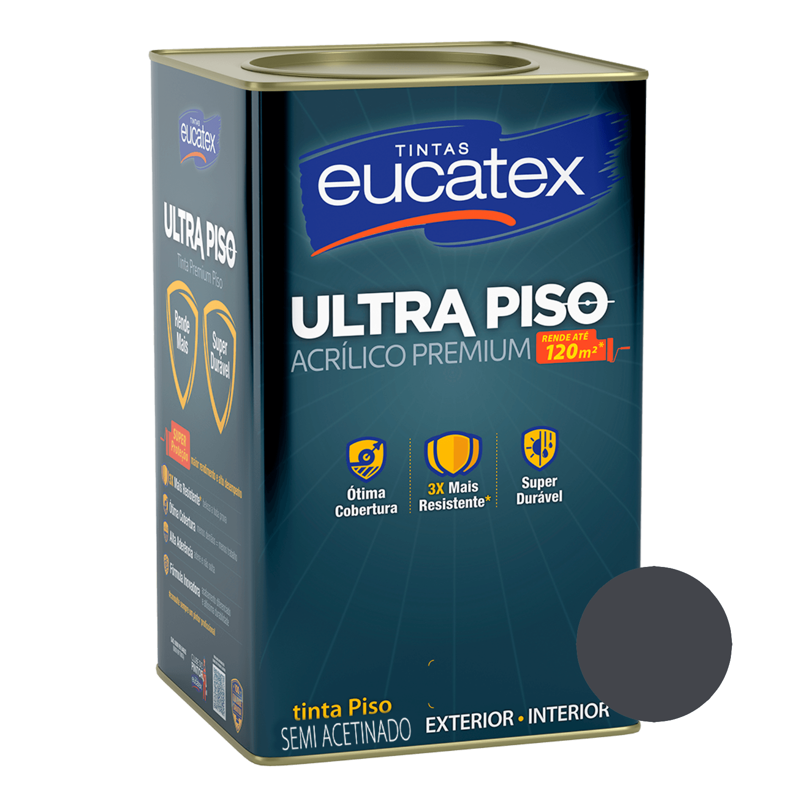 Tinta Super Piso Eucatex - Cinza Escuro
