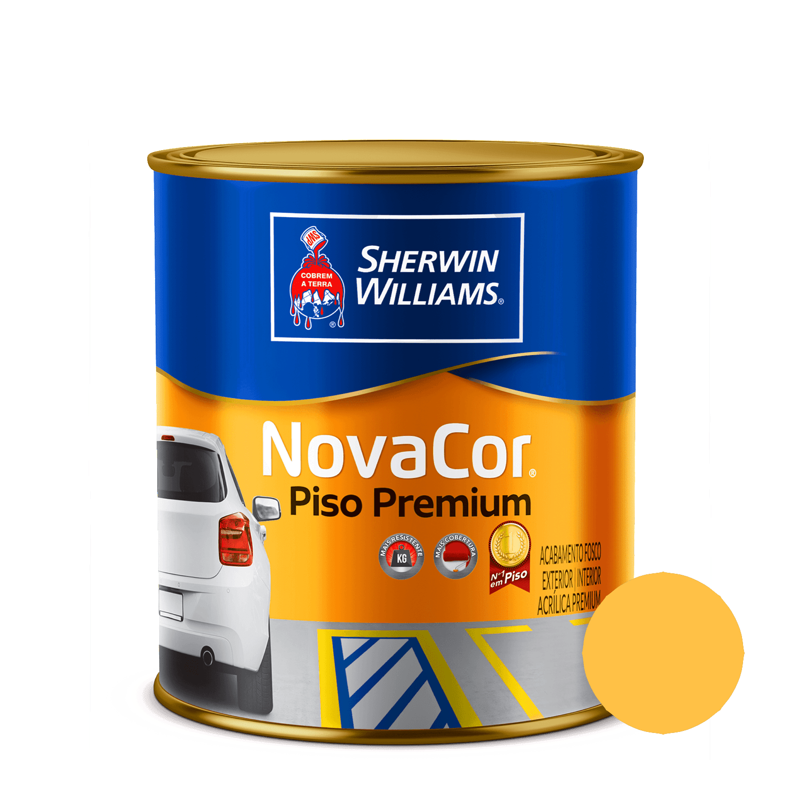 Piso Amarelo Demarcação Novacor - Sherwin Williams