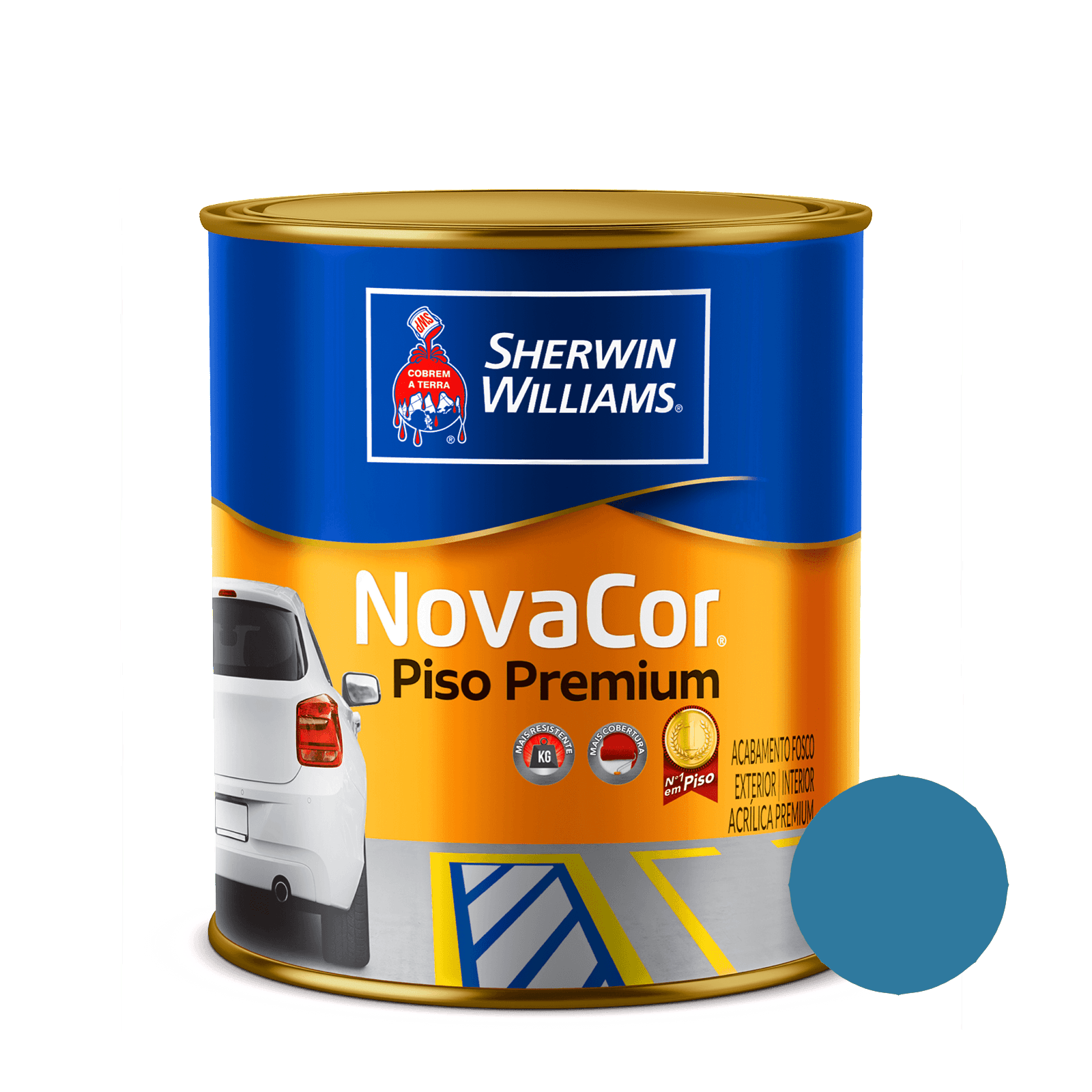 Piso Azul Novacor - Sherwin Williams