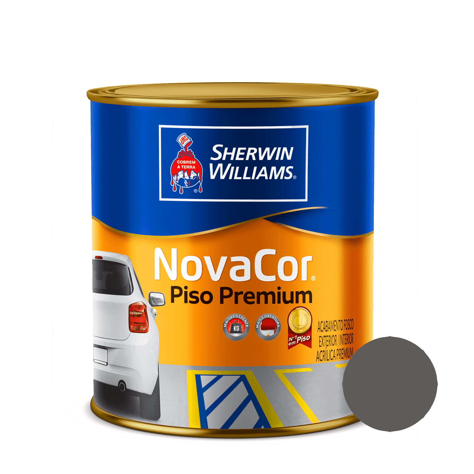 Piso Cinza Chumbo Novacor - Sherwin Williams