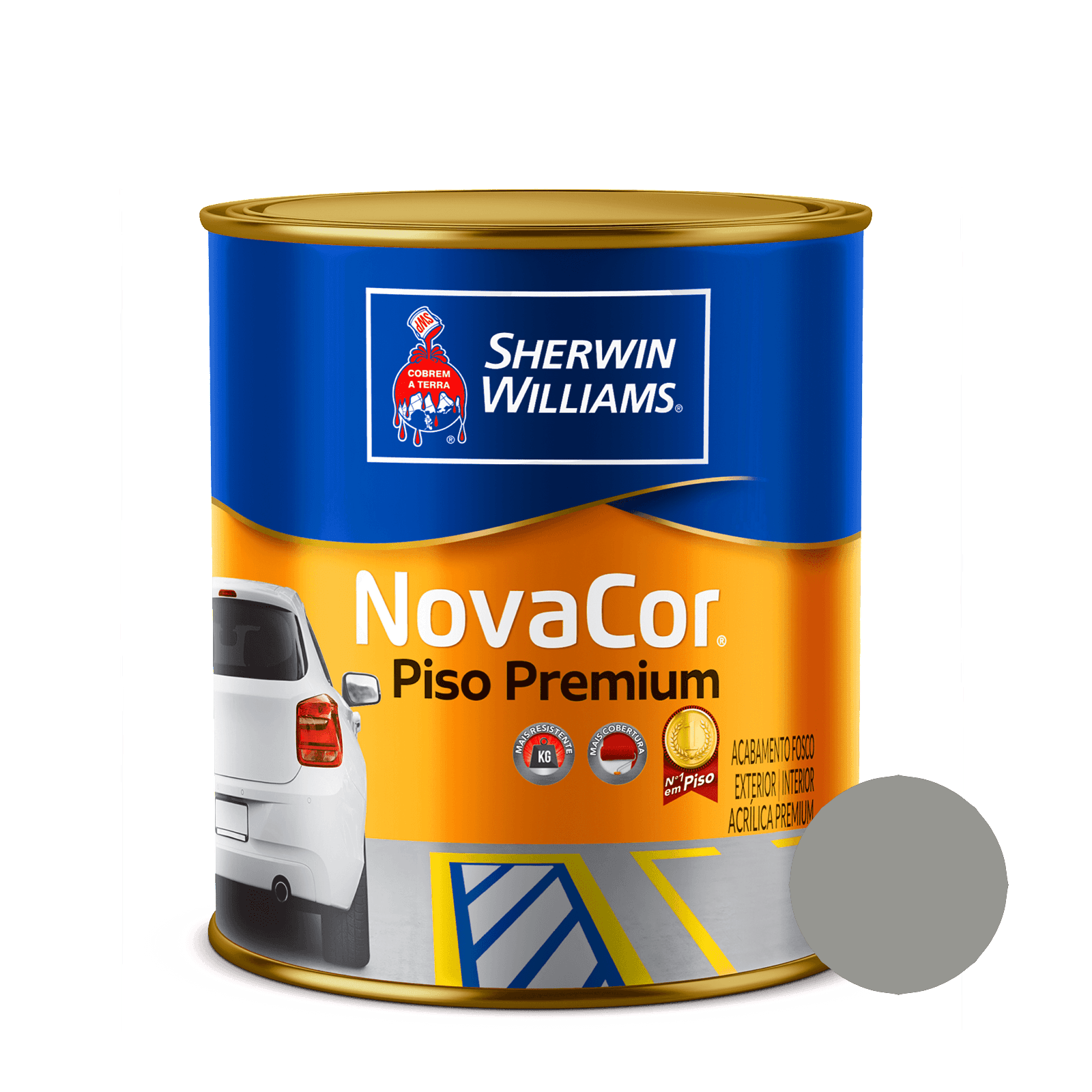 Piso Cinza Novacor - Sherwin Williams