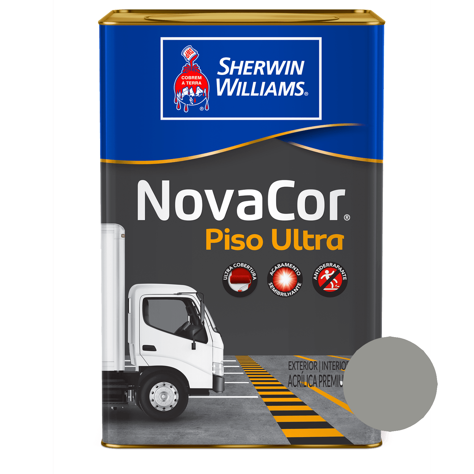 Piso Cinza Novacor Ultra - Sherwin Williams