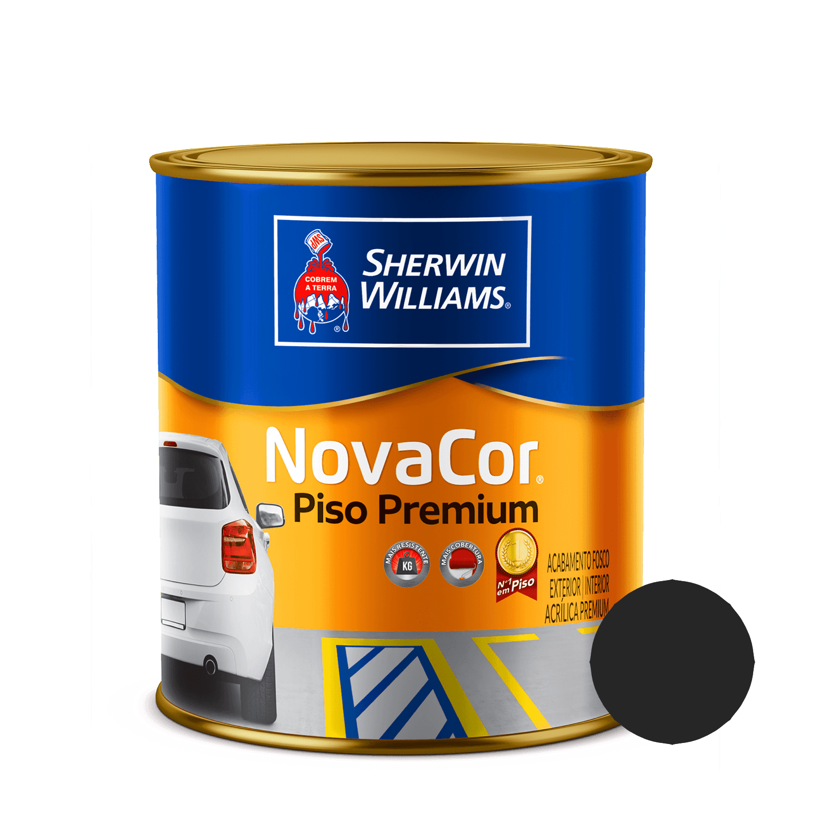 Piso Preto Novacor - Sherwin Williams