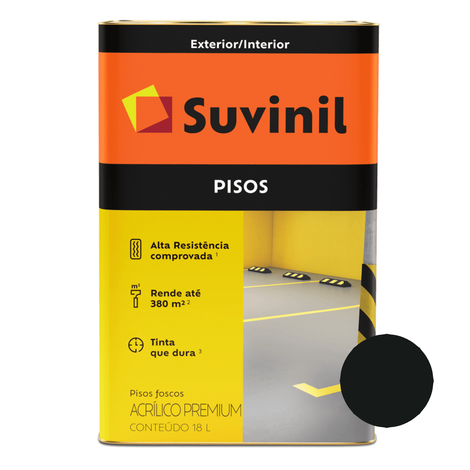 Piso Preto Suvinil