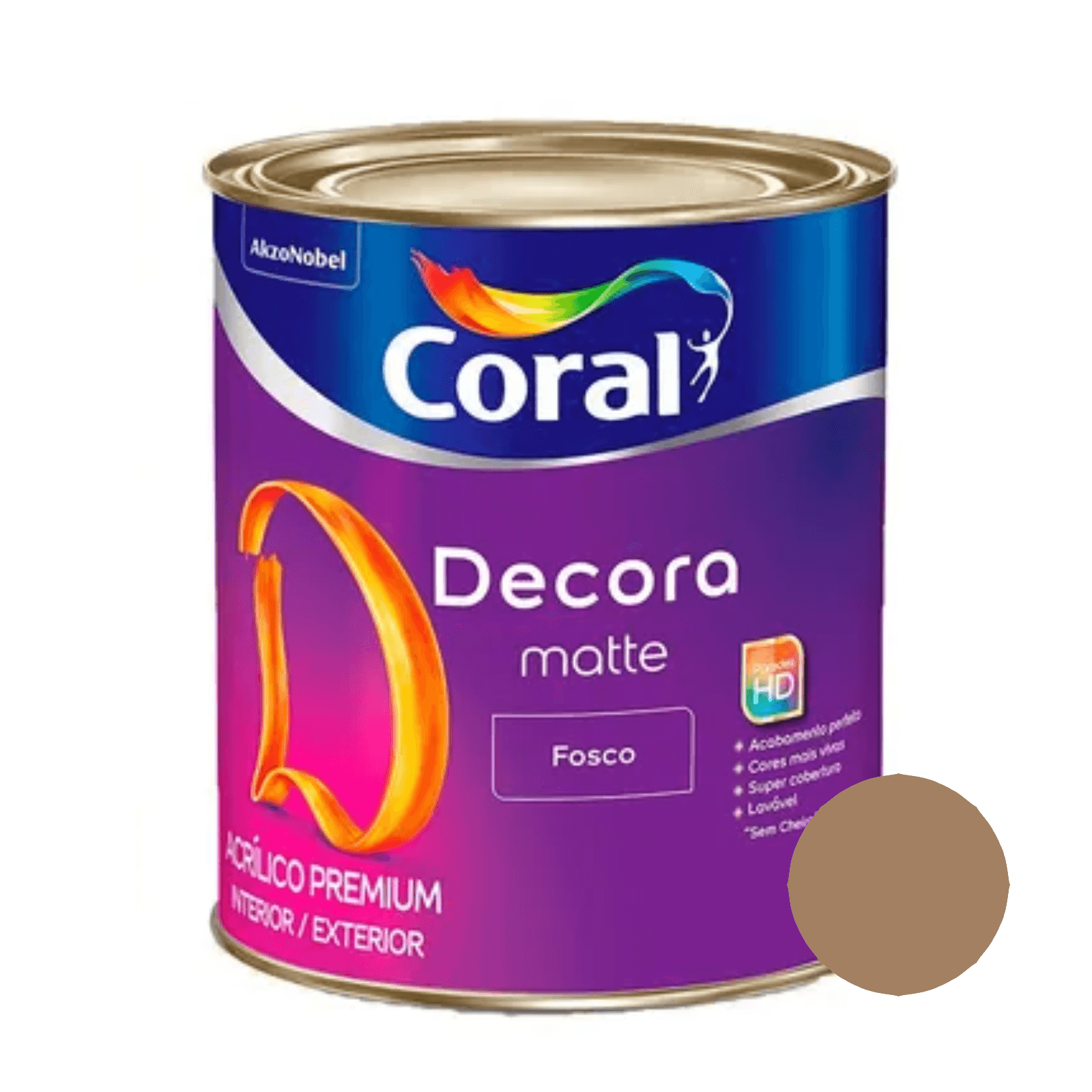 Tinta Acrílica Fosca Decora Matte Premium Creme Bruleé - Coral