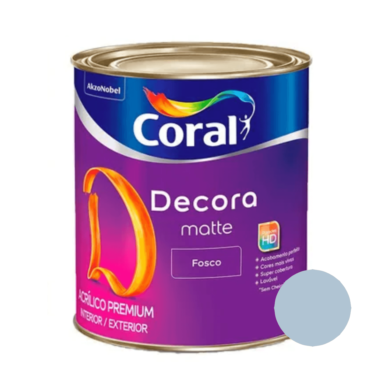 Tinta Acrílica Fosca Decora Matte Premium Melodia Suave - Coral