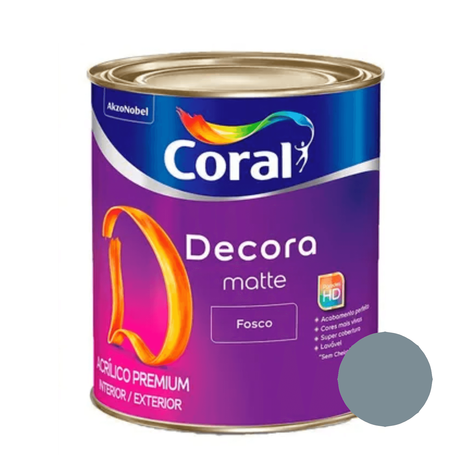 Tinta Acrílica Fosca Decora Matte Premium Mergulho Sereno - Coral