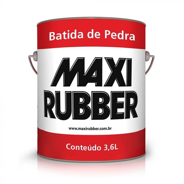 Resina Acrílica Batida de Pedra Preto - Maxi Rubber