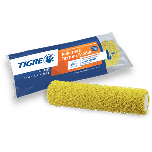 Rolo Text 1352 Textura Cabelo De Anjo Tigre
