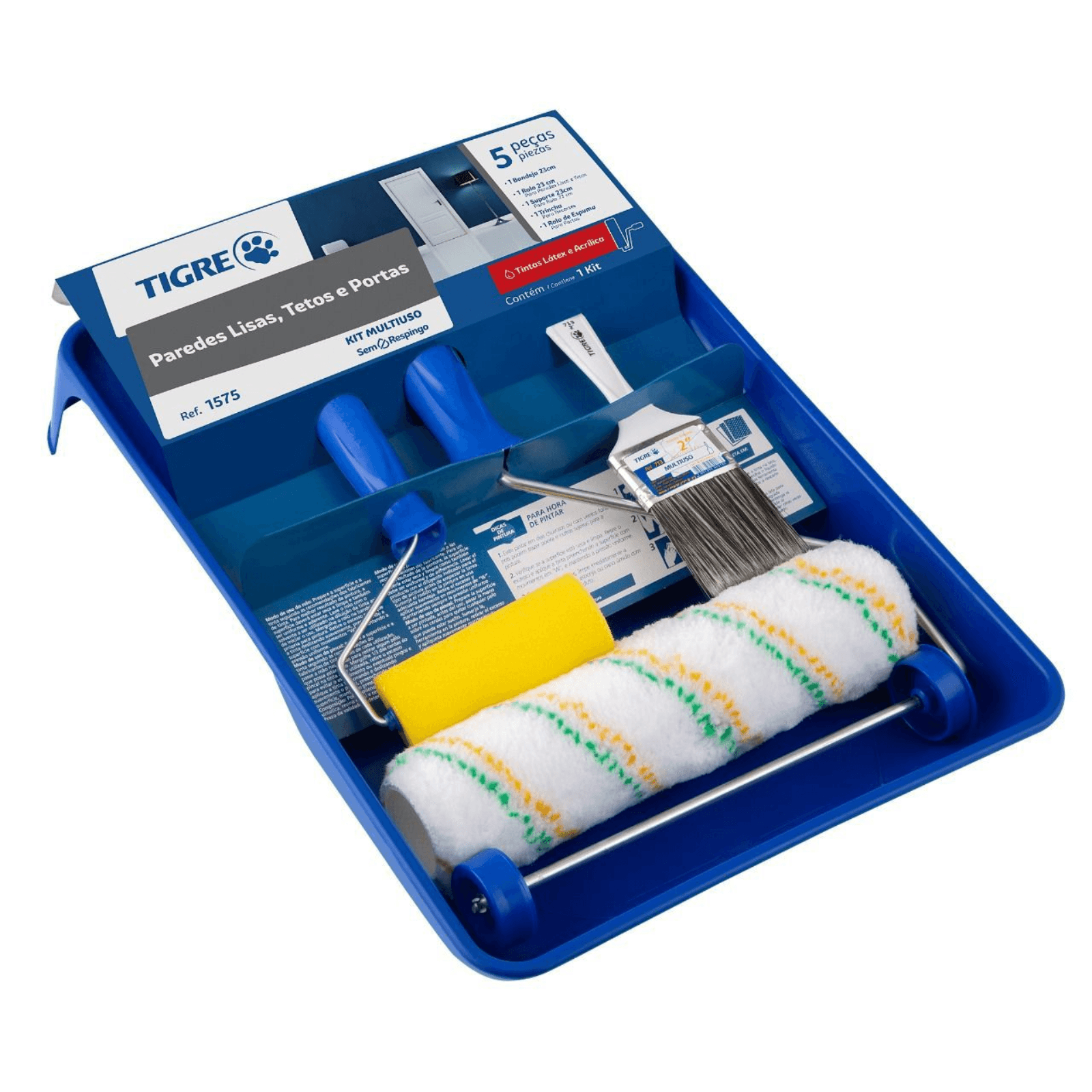 Kit  Pintura 1575- Tigre 5 Peças