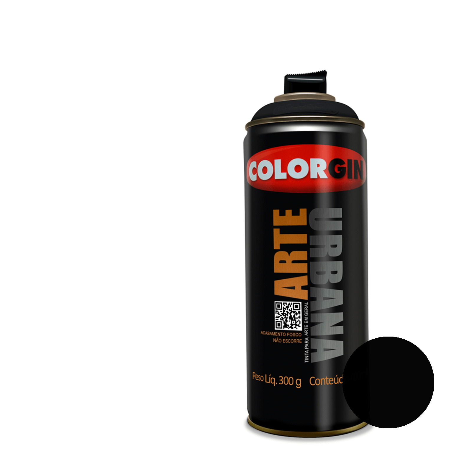 Spray Preto 945 Arte Urbana 400ml Colorgin