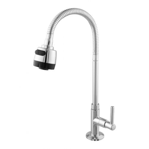 Torneira Cozinha Mesa Bica Móvel Flexivel Cr - Romar