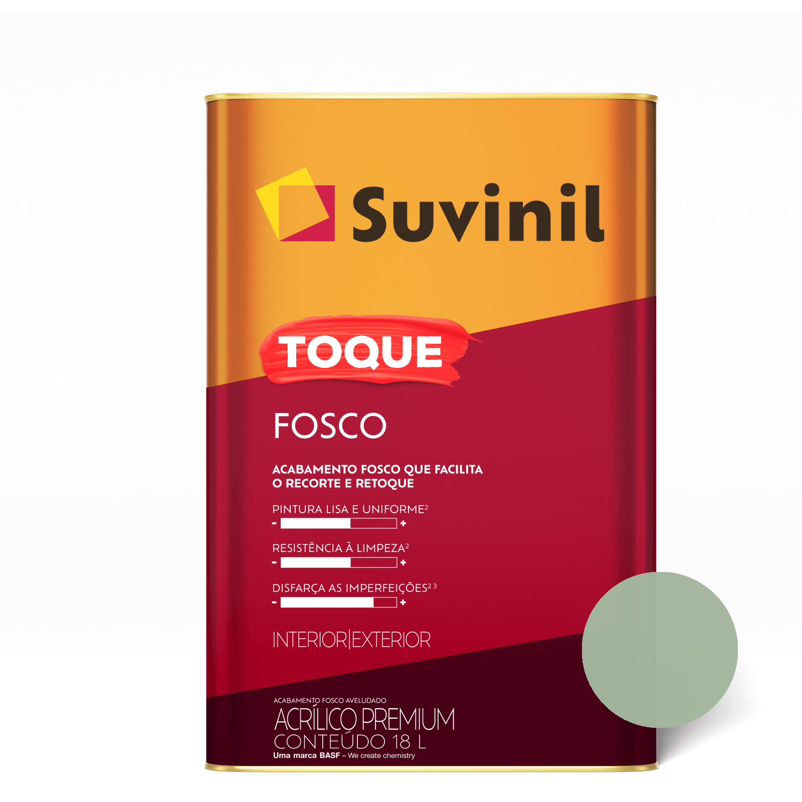 Tinta Toque Fosco Verde Pastel - Suvinil