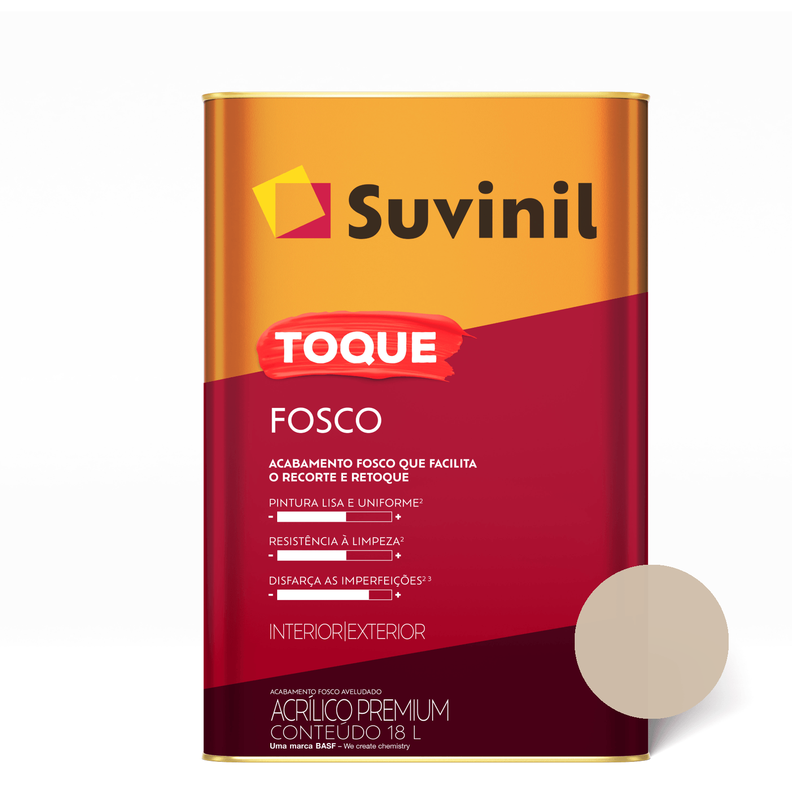 Tinta Toque Fosco Areia - Suvinil