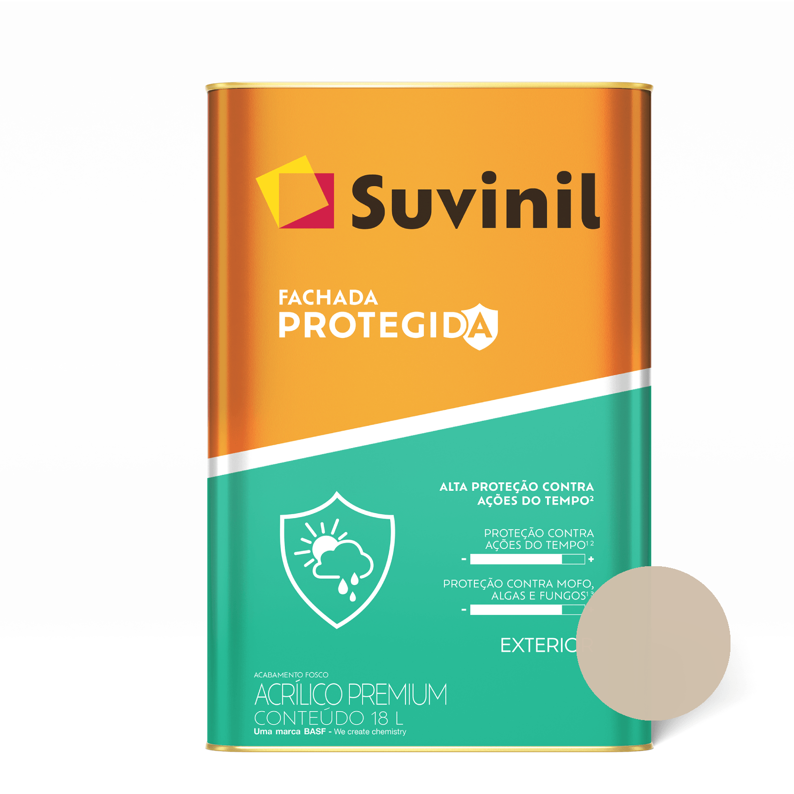 Tinta Fachada Protegida Areia - Suvinil