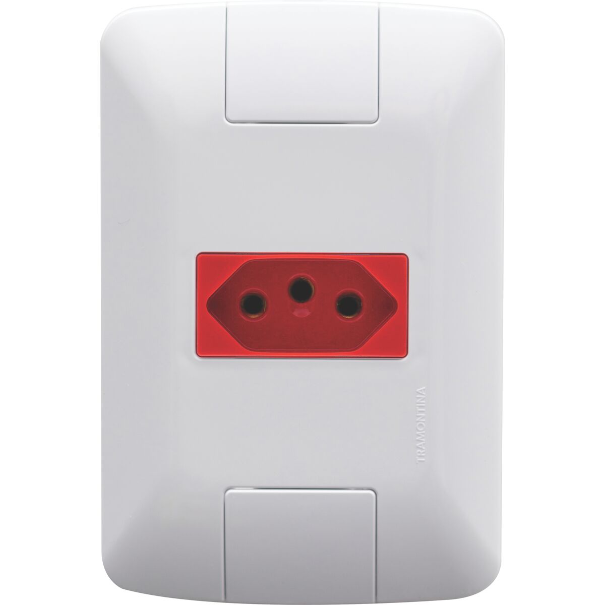 Conjunto 1Tom-2P+T 20A/250V Aria Vermelho Tramontina