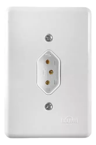 Tomada 10A Stylus Ilumi