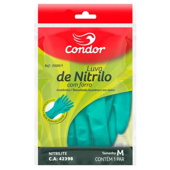 Luva Nitrica Segurança Condor
