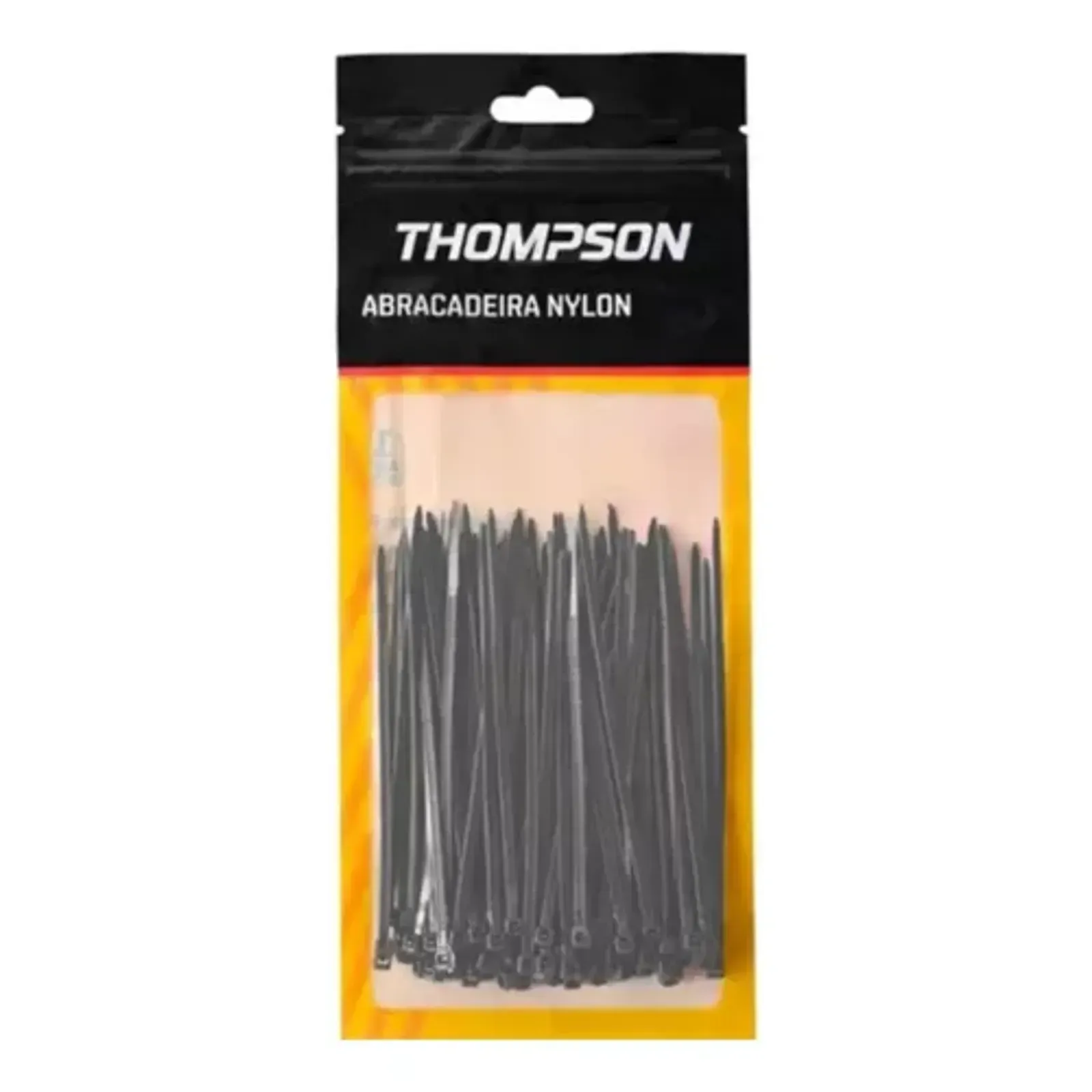 Abracadeira Preta 3-6 Polegadas X200Mm C/100 Thompson