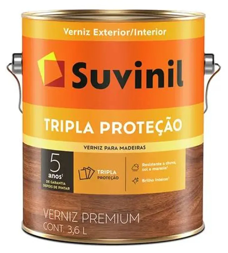 Verniz Tripla Proteção Brilhante Fosco Suvinil